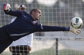 Apos o treino realizado esta tarde no CT Joaquim Grava, localizado no Parque Ecolgico do Tiete. O prximo jogo da equipe ser amanh, sbado, 08/09, contra o Grmio, no estdio do Pacaembu, jogo vlido pela 23 rodada do Campeonato Brasileiro de 2012