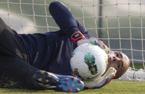 Apos o treino realizado esta tarde no CT Joaquim Grava, localizado no Parque Ecolgico do Tiete. O prximo jogo da equipe ser amanh, sbado, 08/09, contra o Grmio, no estdio do Pacaembu, jogo vlido pela 23 rodada do Campeonato Brasileiro de 2012