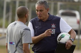 Apos o treino realizado esta tarde no CT Joaquim Grava, localizado no Parque Ecolgico do Tiete. O prximo jogo da equipe ser amanh, sbado, 08/09, contra o Grmio, no estdio do Pacaembu, jogo vlido pela 23 rodada do Campeonato Brasileiro de 2012