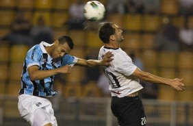 Durante a partida entre Corinthians x Grmio, realizada esta noite no estdio do Pacaembu, jogo vlido pela 23 rodada do Campeonato Brasileiro de 2012