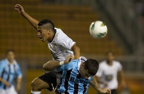 Durante a partida entre Corinthians x Grmio, realizada esta noite no estdio do Pacaembu, jogo vlido pela 23 rodada do Campeonato Brasileiro de 2012