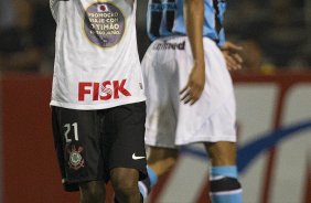 Durante a partida entre Corinthians x Grmio, realizada esta noite no estdio do Pacaembu, jogo vlido pela 23 rodada do Campeonato Brasileiro de 2012