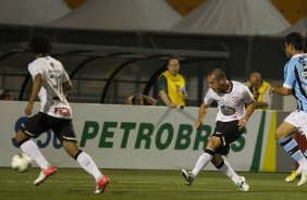 Durante a partida entre Corinthians x Grmio, realizada esta noite no estdio do Pacaembu, jogo vlido pela 23 rodada do Campeonato Brasileiro de 2012