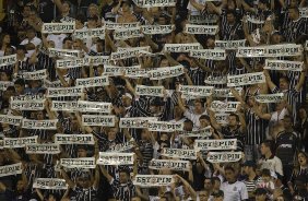 Durante a partida entre Corinthians x Grmio, realizada esta noite no estdio do Pacaembu, jogo vlido pela 23 rodada do Campeonato Brasileiro de 2012