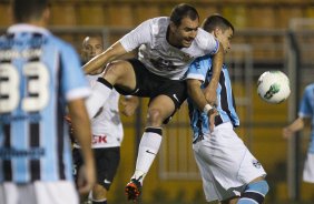 Durante a partida entre Corinthians x Grmio, realizada esta noite no estdio do Pacaembu, jogo vlido pela 23 rodada do Campeonato Brasileiro de 2012