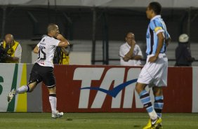 Durante a partida entre Corinthians x Grmio, realizada esta noite no estdio do Pacaembu, jogo vlido pela 23 rodada do Campeonato Brasileiro de 2012