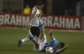 Durante a partida entre Corinthians x Grmio, realizada esta noite no estdio do Pacaembu, jogo vlido pela 23 rodada do Campeonato Brasileiro de 2012