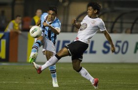 Durante a partida entre Corinthians x Grmio, realizada esta noite no estdio do Pacaembu, jogo vlido pela 23 rodada do Campeonato Brasileiro de 2012