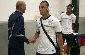 Nos vestirios antes da partida entre Corinthians x Grmio, realizada esta noite no estdio do Pacaembu, jogo vlido pela 23 rodada do Campeonato Brasileiro de 2012