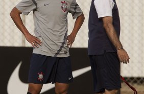Apos o treino realizado esta tarde no CT Joaquim Grava, localizado no Parque Ecológico do Tiete. O próximo jogo da equipe será amanhã, quarta-feira, dia 12/09, contra a Ponte Preta/Campinas, no Pacaembu, jogo válido pela 24ª rodada do Campeonato Brasileiro de 2012