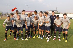 Apos o treino realizado esta tarde no CT Joaquim Grava, localizado no Parque Ecológico do Tiete. O próximo jogo da equipe será amanhã, quarta-feira, dia 12/09, contra a Ponte Preta/Campinas, no Pacaembu, jogo válido pela 24ª rodada do Campeonato Brasileiro de 2012