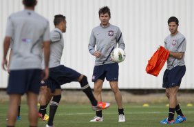 Apos o treino realizado esta tarde no CT Joaquim Grava, localizado no Parque Ecológico do Tiete. O próximo jogo da equipe será amanhã, quarta-feira, dia 12/09, contra a Ponte Preta/Campinas, no Pacaembu, jogo válido pela 24ª rodada do Campeonato Brasileiro de 2012