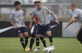 Apos o treino realizado esta tarde no CT Joaquim Grava, localizado no Parque Ecológico do Tiete. O próximo jogo da equipe será amanhã, quarta-feira, dia 12/09, contra a Ponte Preta/Campinas, no Pacaembu, jogo válido pela 24ª rodada do Campeonato Brasileiro de 2012