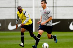 Anderson Polga durante Treino do Corinthians realizado no CT Joaquim Grava