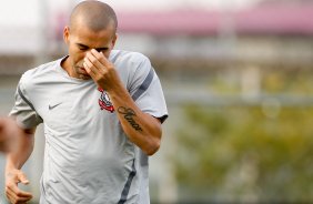 Emerson durante Treino do Corinthians realizado no CT Joaquim Grava