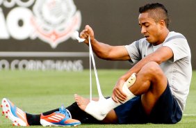 Jorge Henrique durante Treino do Corinthians realizado no CT Joaquim Grava