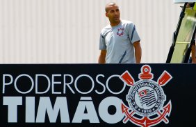 Emerson durante Treino do Corinthians realizado no CT Joaquim Grava