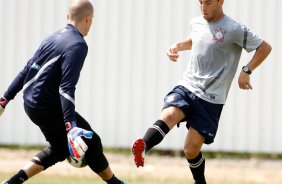 Guilherme durante Treino do Corinthians realizado no CT Joaquim Grava