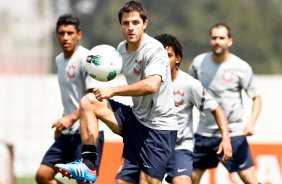 Martinez durante Treino do Corinthians realizado no CT Joaquim Grava