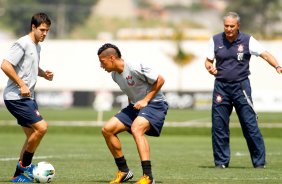 Martinez durante Treino do Corinthians realizado no CT Joaquim Grava