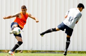 Weldinho durante Treino do Corinthians realizado no CT Joaquim Grava