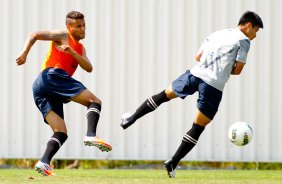 Weldinho durante Treino do Corinthians realizado no CT Joaquim Grava