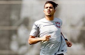 Guerrero durante Treino do Corinthians realizado no CT Joaquim Grava