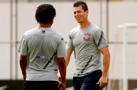 Anderson Polga durante Treino do Corinthians realizado no CT Joaquim Grava