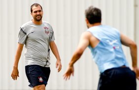 Danilo durante Treino do Corinthians realizado no CT Joaquim Grava