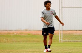 Romarinho durante Treino do Corinthians realizado no CT Joaquim Grava