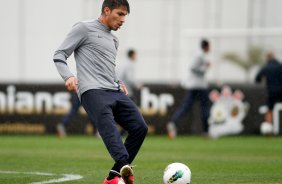 Paolo Guerrero durante Treino do Corinthians realizado no CT Joaquim Grava