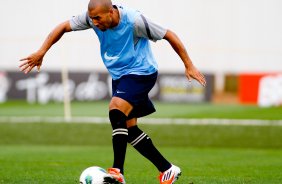 Emerson durante Treino do Corinthians realizado no CT Joaquim Grava