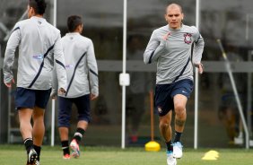 Fabio Santos durante Treino do Corinthians realizado no CT Joaquim Grava