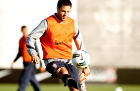 Martinez durante treino do Corinthians realizado no CT Joaquim Grava