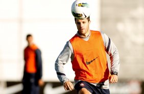 Martinez durante treino do Corinthians realizado no CT Joaquim Grava