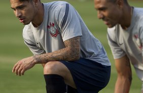 Durante o treino realizado esta tarde no CT Joaquim Grava, localizado no Parque Ecolgico do Tiete. O prximo jogo da equipe ser sbado, dia 06/10 contra o Nautico, nos Aflitos, vlido pela 28 rodada do Campeonato Brasileiro de 2012