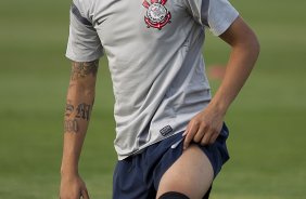 Durante o treino realizado esta tarde no CT Joaquim Grava, localizado no Parque Ecolgico do Tiete. O prximo jogo da equipe ser sbado, dia 06/10 contra o Nautico, nos Aflitos, vlido pela 28 rodada do Campeonato Brasileiro de 2012