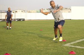 Durante o treino realizado esta tarde no CT Joaquim Grava, localizado no Parque Ecolgico do Tiete. O prximo jogo da equipe ser sbado, dia 06/10 contra o Nautico, nos Aflitos, vlido pela 28 rodada do Campeonato Brasileiro de 2012