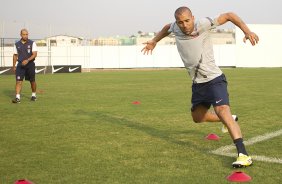 Durante o treino realizado esta tarde no CT Joaquim Grava, localizado no Parque Ecolgico do Tiete. O prximo jogo da equipe ser sbado, dia 06/10 contra o Nautico, nos Aflitos, vlido pela 28 rodada do Campeonato Brasileiro de 2012