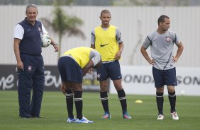 Durante o treino realizado esta tarde no CT Joaquim Grava, localizado no Parque Ecolgico do Tiete. O prximo jogo da equipe ser sbado, dia 06/10 contra o Nautico, nos Aflitos, vlido pela 28 rodada do Campeonato Brasileiro de 2012