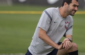 Durante o treino realizado esta tarde no CT Joaquim Grava, localizado no Parque Ecolgico do Tiete. O prximo jogo da equipe ser sbado, dia 06/10 contra o Nautico, nos Aflitos, vlido pela 28 rodada do Campeonato Brasileiro de 2012