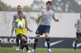 Durante o treino realizado esta tarde no CT Joaquim Grava, localizado no Parque Ecolgico do Tiete. O prximo jogo da equipe ser sbado, dia 06/10 contra o Nautico, nos Aflitos, vlido pela 28 rodada do Campeonato Brasileiro de 2012