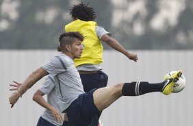 Durante o treino realizado esta tarde no CT Joaquim Grava, localizado no Parque Ecolgico do Tiete. O prximo jogo da equipe ser sbado, dia 06/10 contra o Nautico, nos Aflitos, vlido pela 28 rodada do Campeonato Brasileiro de 2012