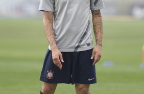 Durante o treino realizado esta tarde no CT Joaquim Grava, localizado no Parque Ecolgico do Tiete. O prximo jogo da equipe ser sbado, dia 06/10 contra o Nautico, nos Aflitos, vlido pela 28 rodada do Campeonato Brasileiro de 2012