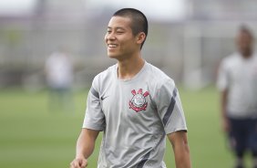 Durante o treino realizado esta tarde no CT Joaquim Grava, localizado no Parque Ecolgico do Tiete. O prximo jogo da equipe ser sbado, dia 06/10 contra o Nautico, nos Aflitos, vlido pela 28 rodada do Campeonato Brasileiro de 2012