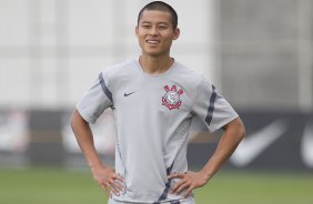 Durante o treino realizado esta tarde no CT Joaquim Grava, localizado no Parque Ecolgico do Tiete. O prximo jogo da equipe ser sbado, dia 06/10 contra o Nautico, nos Aflitos, vlido pela 28 rodada do Campeonato Brasileiro de 2012