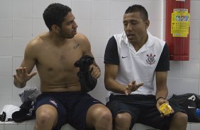 Nos vestirios antes da partida entre Nautico/PE x Corinthians, realizada esta tarde no estdio dos Aflitos, em Recife, jogo vlido pela 28 rodada do Campeonato Brasileiro de 2012