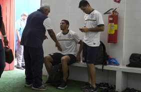 Nos vestirios antes da partida entre Nautico/PE x Corinthians, realizada esta tarde no estdio dos Aflitos, em Recife, jogo vlido pela 28 rodada do Campeonato Brasileiro de 2012