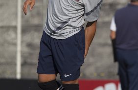 Durante o treino realizado esta tarde no CT Joaquim Grava, localizado no Parque Ecolgico do Tiete. O prximo jogo da equipe ser amanh, quarta-feira, dia 10/10 contra o Flamengo, no Pacaembu, vlido pela 29 rodada do Campeonato Brasileiro de 2012