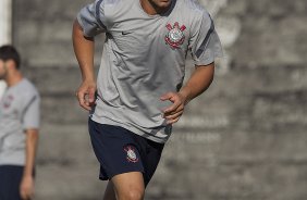 Durante o treino realizado esta tarde no CT Joaquim Grava, localizado no Parque Ecolgico do Tiete. O prximo jogo da equipe ser amanh, quarta-feira, dia 10/10 contra o Flamengo, no Pacaembu, vlido pela 29 rodada do Campeonato Brasileiro de 2012